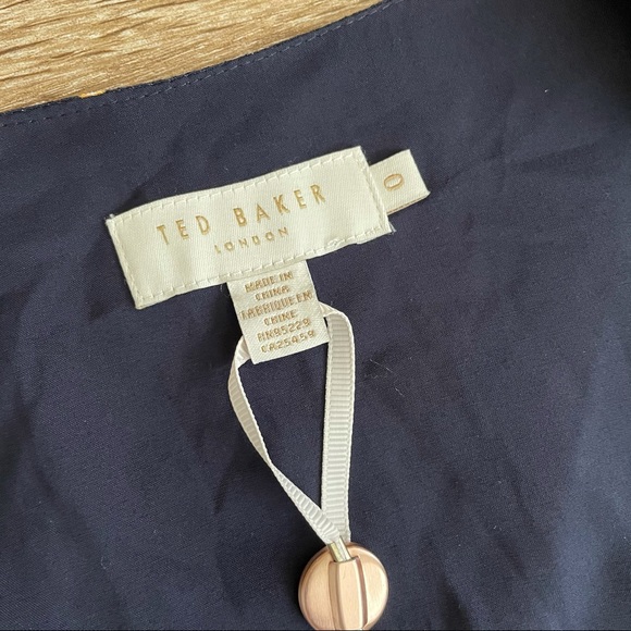 TED BAKER • saretti masquerade wrap dress - Picture 3 of 8